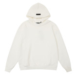 Fear of God Classic Unisex Logo Embossed Casual Loose Fleece Hoodie