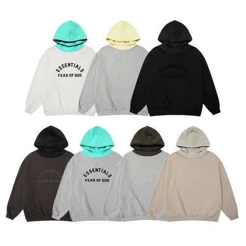 Fear of God New Unisex Fashion Contrast Fleece Casual Hoodie