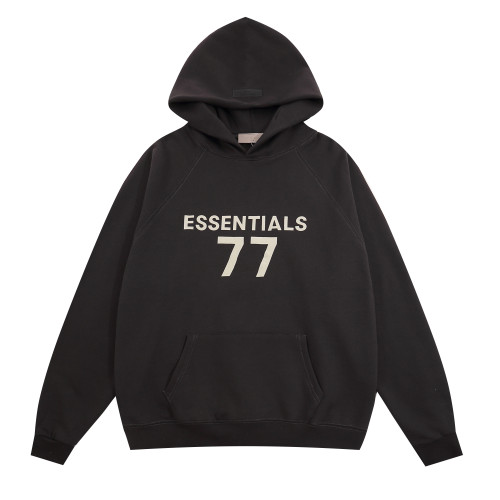 Fear of God Classic Unisex Logo Printed Casual Loose Fleece Hoodie