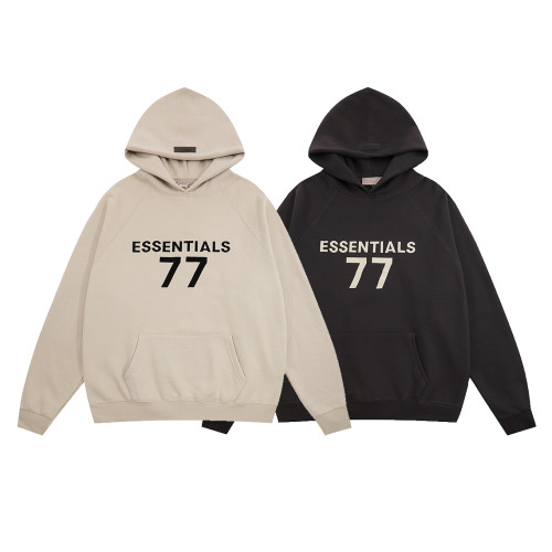 Fear of God Classic Unisex Logo Printed Casual Loose Fleece Hoodie