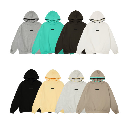Fear of God New Fashion Couple Logo Casual Loose Contrast Hoodie