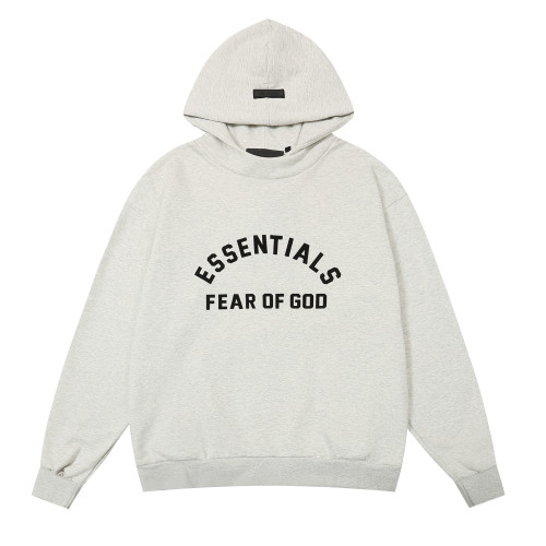 Fear of God Classic Unisex Logo Printed Casual Loose Fleece Hoodie