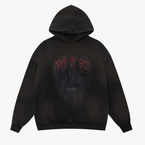 Fear of God New Fashion Printed Laundry Casual Hoodie