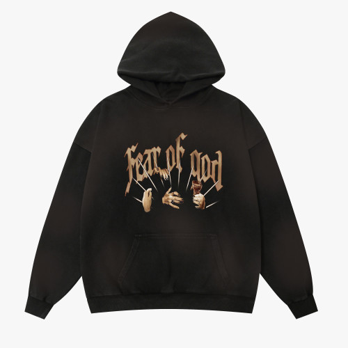 Fear of God New Fashion Printed Laundry Casual Hoodie