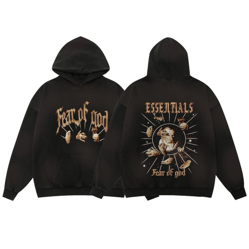 Fear of God New Fashion Printed Laundry Casual Hoodie