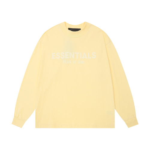 Fear of God New Classic Offset Logo Printed Round Neck Long Sleeve T-shirt