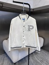 Prada New Fashion Embroidered Paddle Baseball Jacket