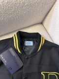 Prada New Fashion Embroidered Paddle Baseball Jacket