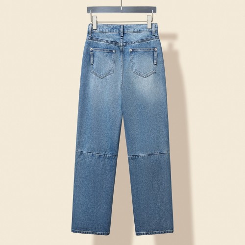 Louis Vuitton New Classic Embroidered Washed Cowboy Pants