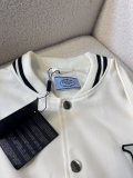 Prada New Fashion Embroidered Paddle Baseball Jacket