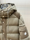 Moncler New Classic Couple Mist Matte Hooded Down Jacket
