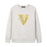 Versace Classic Logo Printed Casual Round Neck Hoodie