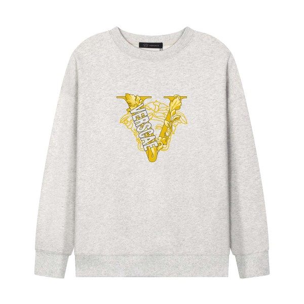 Versace Classic Logo Printed Casual Round Neck Hoodie