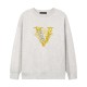 Versace Classic Logo Printed Casual Round Neck Hoodie