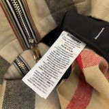 Burberry New Classic Checkered Wool Zipper Jacket