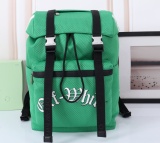 Off White Classic Unisex Fashion Casual Backpack Size:27×48×14CM