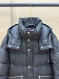 Moncler New Classic Couple Mist Matte Hooded Down Jacket