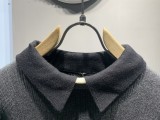 Fendi New Fashion Color Contrasting Multi layered Shirt Collar Sweater