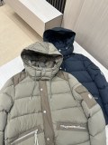 Moncler New Classic Couple Mist Matte Hooded Down Jacket