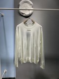 Prada New Classic Logo Jacquard Wool Round Neck Sweater