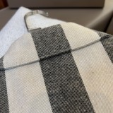 Burberry New Classic Checkered Wool Zipper Jacket