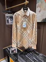 Burberry Classic War Horse Embroidered Checkered Long Sleeve Shirt