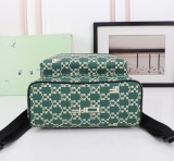 Off White Classic Arrows Print Unisex Fashion Backpack Size:31×40×13 CM