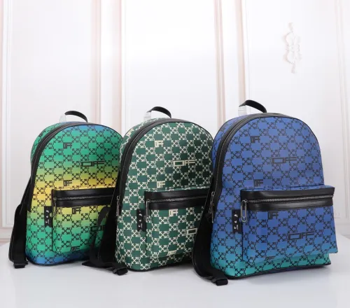 Off White Classic Arrows Print Unisex Fashion Backpack Size:31×40×13 CM