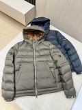 Prada New Classic Couple Metal Logo Down Jacket