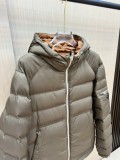 Prada New Classic Couple Metal Logo Down Jacket