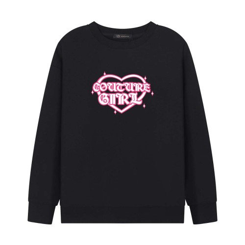 Versace Classic Logo Printed Casual Round Neck Hoodie