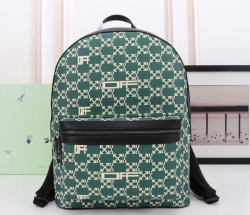 Off White Classic Arrows Print Unisex Fashion Backpack Size:31×40×13 CM