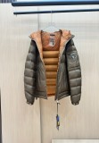 Prada New Classic Couple Metal Logo Down Jacket