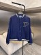 Prada New Fashion Embroidered Paddle Baseball Jacket