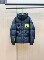 Fendi New Couple Fashion Monster Logo Down Jacket