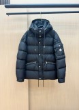 Moncler New Classic Couple Mist Matte Hooded Down Jacket