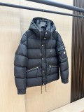 Moncler New Classic Couple Mist Matte Hooded Down Jacket