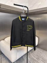 Prada New Fashion Embroidered Paddle Baseball Jacket
