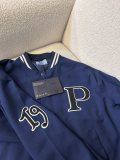Prada New Fashion Embroidered Paddle Baseball Jacket