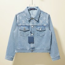 Louis Vuitton New Classic Logo Vintage Jacket Cowboy Coat