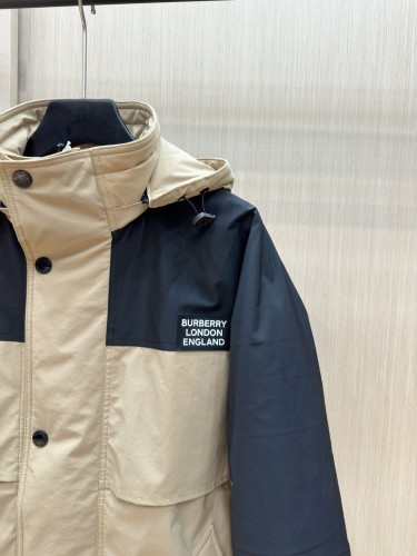 Burberry New Classic Color Blocked Casual Down Jacket