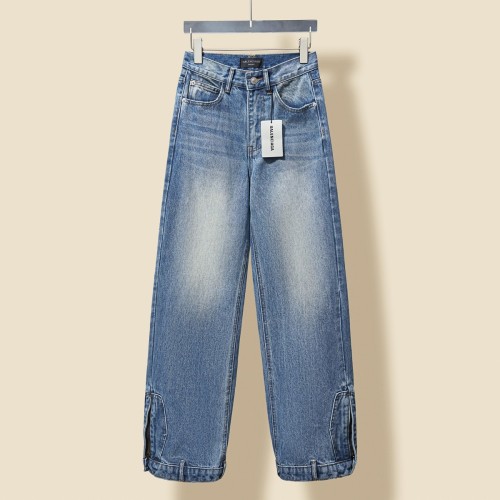 Balenciaga New Personalized Retro Washed Cowboy Pants