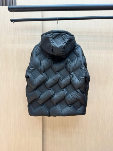 Fendi New Fashion FF Embossed Versatile Hooded Down Jacket