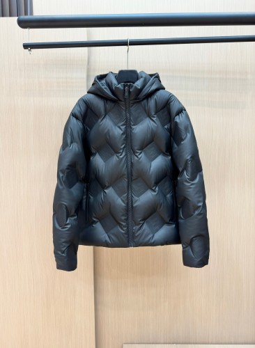Fendi New Fashion FF Embossed Versatile Hooded Down Jacket