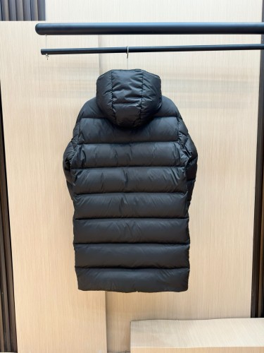 Moncler New Unisex Fashion Versatile Long Hooded Down Jacket