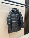 Prada New Classic Triangle Logo Casual Hooded Down Jacket