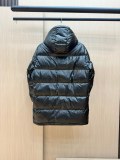 Prada New Classic Triangle Logo Casual Hooded Down Jacket