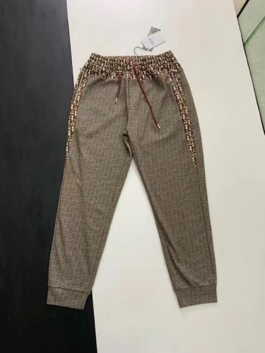 Dior Fashion Logo Jacquard Splicing Casual Pants