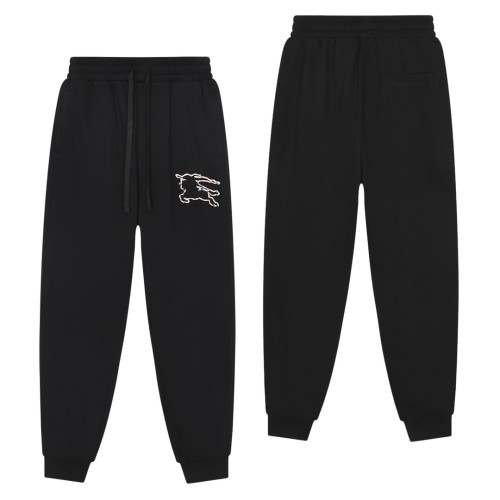 Burberry New Unisex Classic War Horse Printed Casual Pants