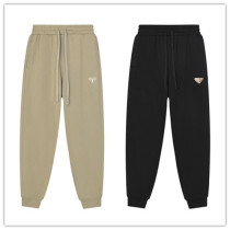 Prada New Couple Classic Logo Casual Pants